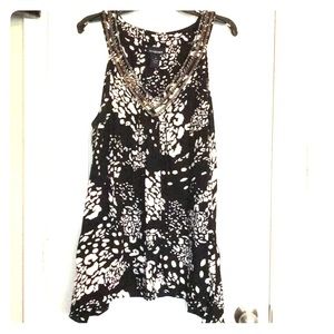 Lane Bryant V-Neck Sleeveless Blouse